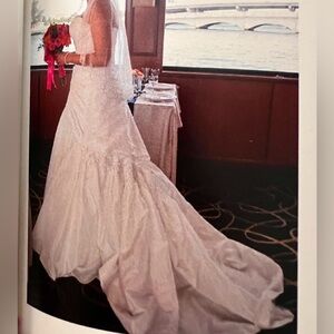 Sofia Tolli wedding gown in Ivory size 10 with detailed beading and crystals